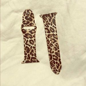 Leopard silicone Apple Watch band 38 mm